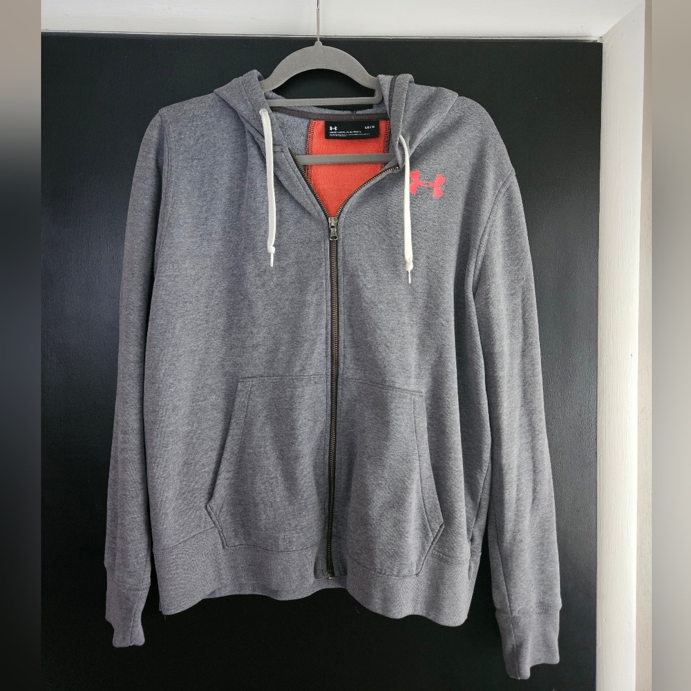 Under Armour Gray Full-Zip Hoodie